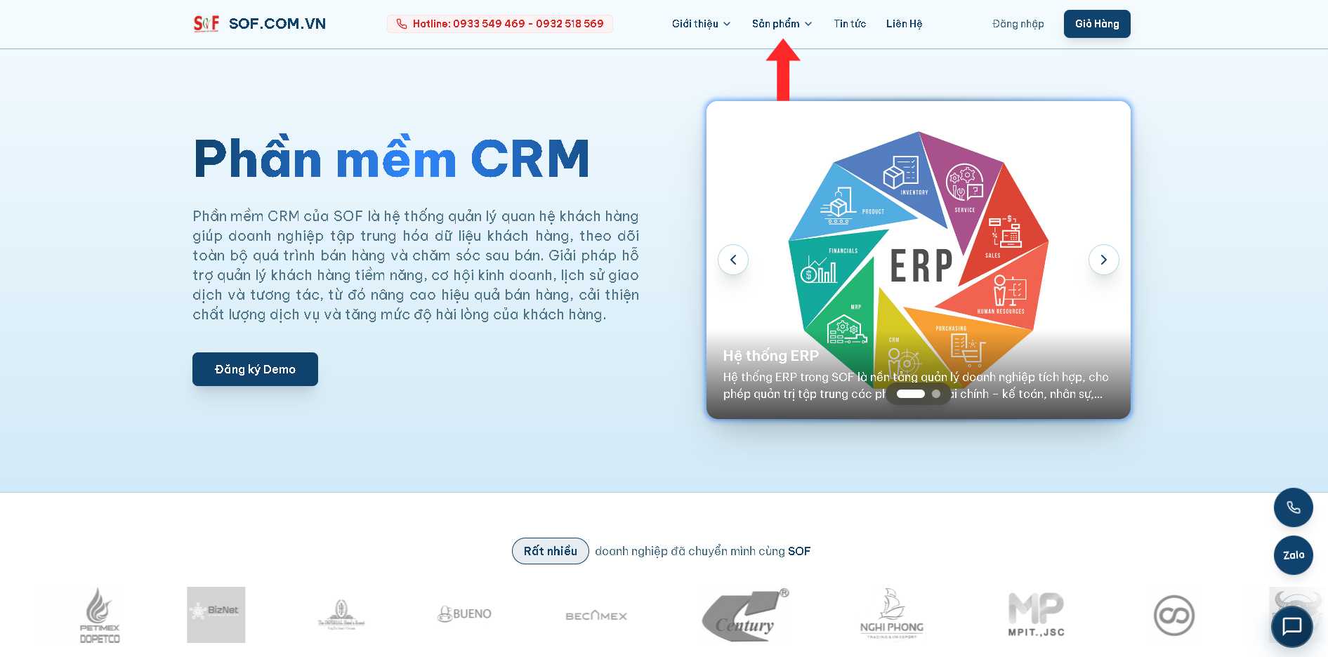 Giới thiệu website SOF