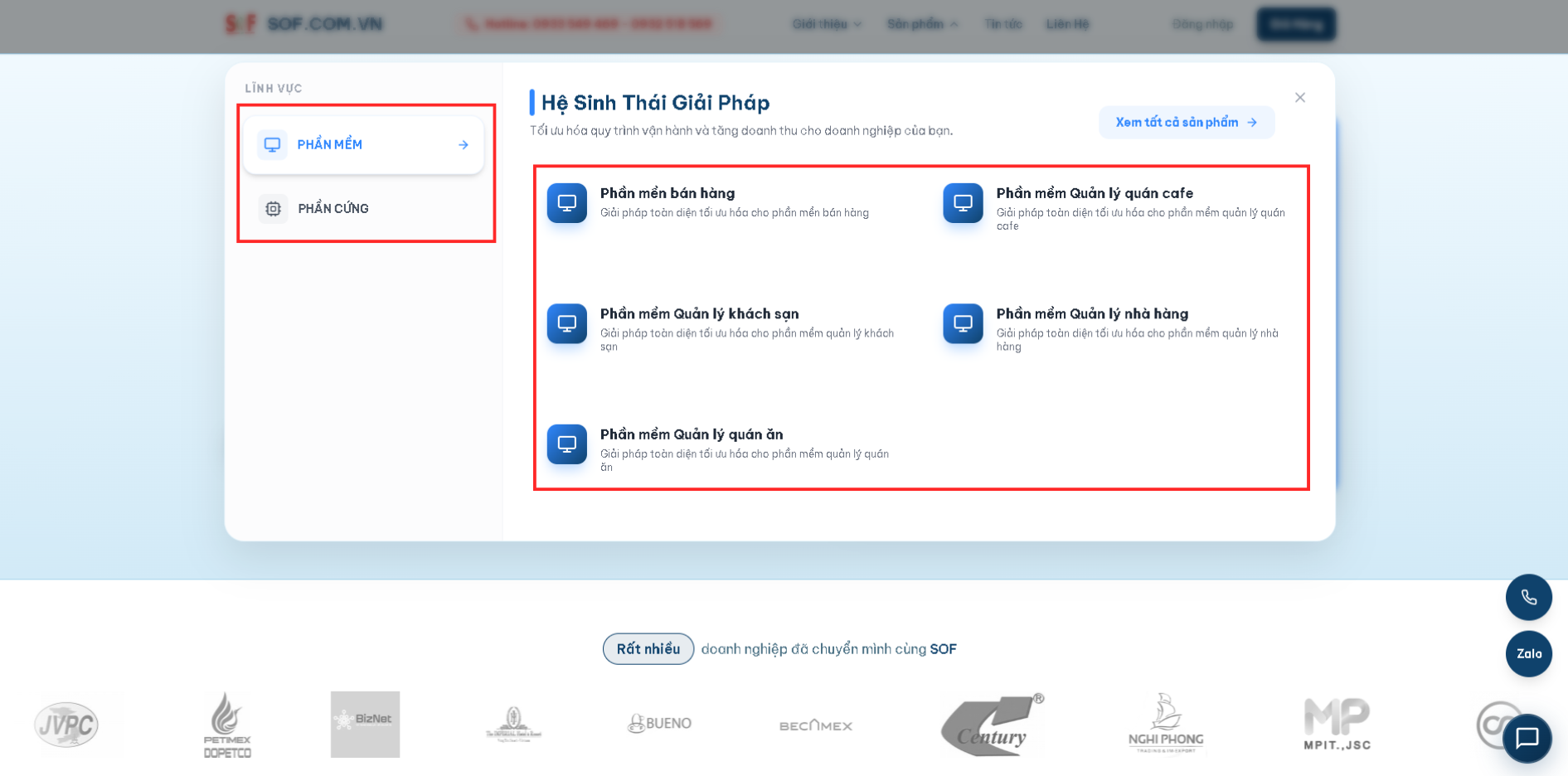 Giới thiệu website SOF