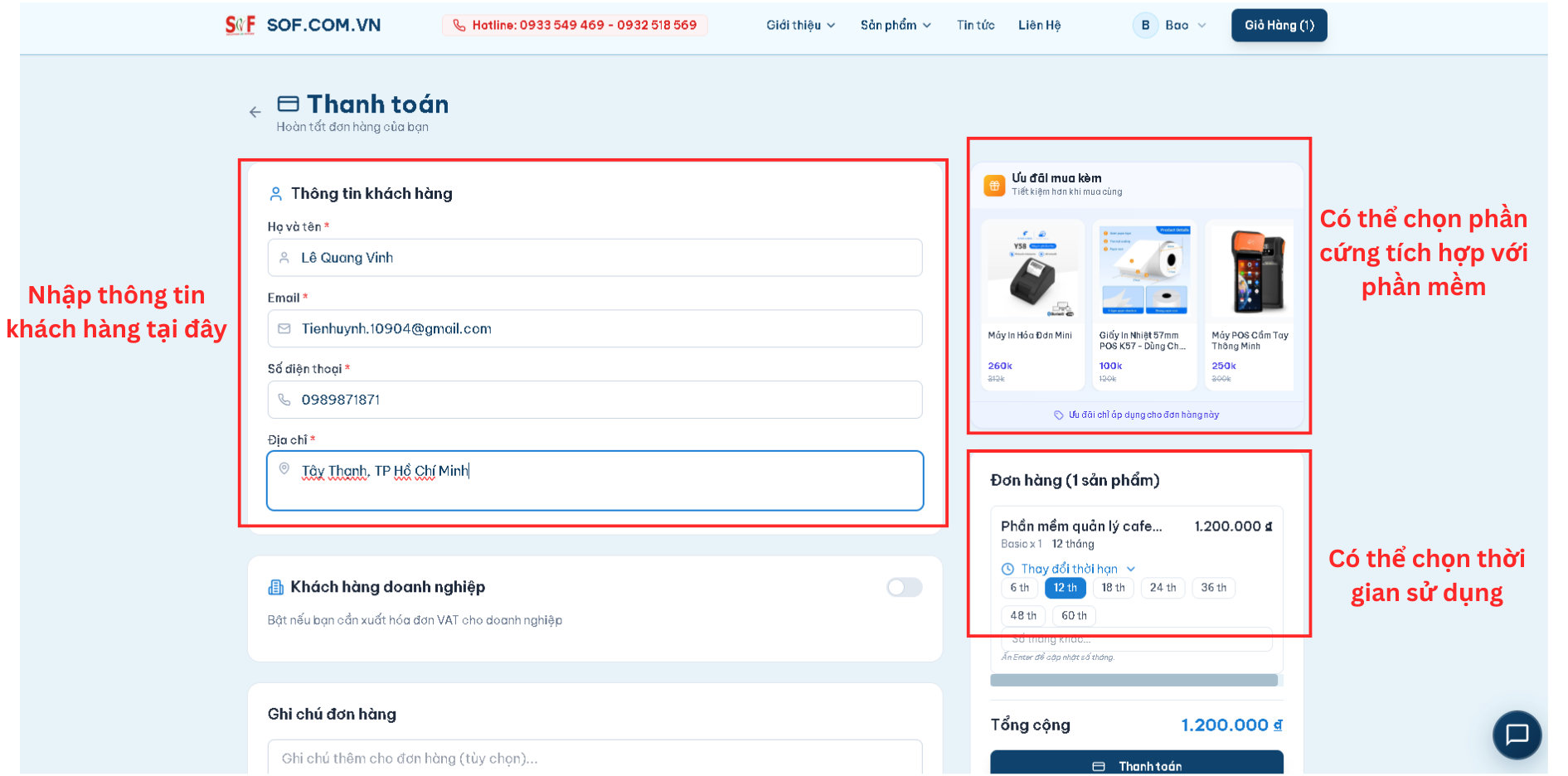Giới thiệu website SOF